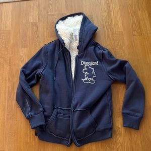 Disney Parks Disneyland Resort 55 Year Anniversary Sherpa Lined Hoodie